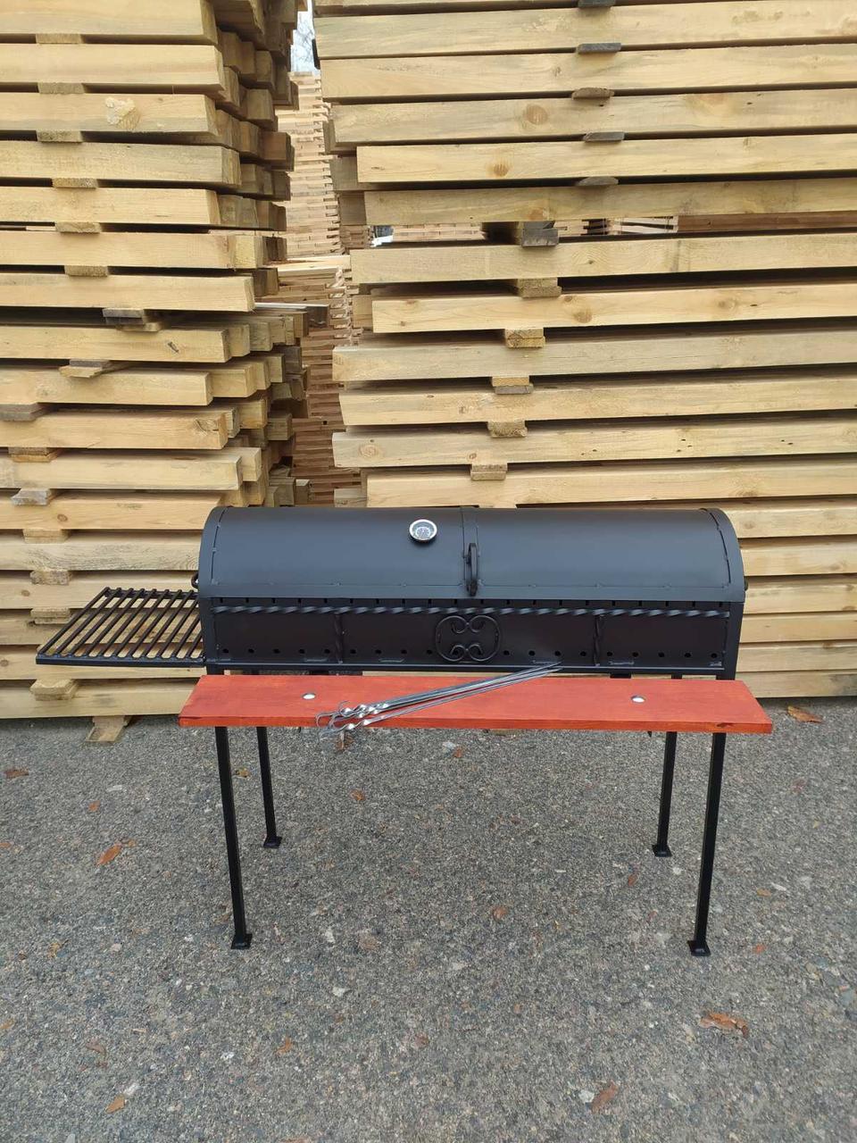 Гриль-мангал на 20 шампурів сталь 4 мм 100 см (1785702653) - фото 5 Гриль-мангал на 20 шампурів сталь 4 мм 100 см (1785702653) - фото 5