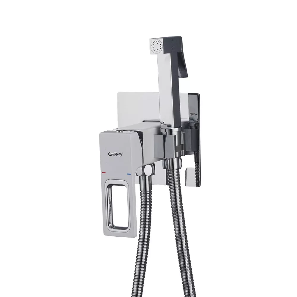 Гигиенический душ скрытого монтажа Gappo G7217-8 Белый/Хром (G7217-8) Гигиенический душ скрытого монтажа Gappo G7217-8 Белый/Хром (G7217-8)