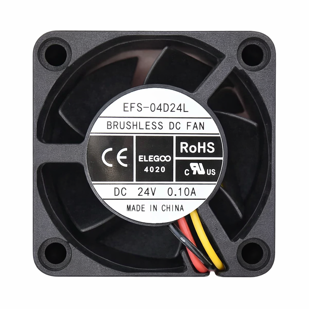 Вентилятор EFS-04D24L для Elegoo Centauri Carbon 24В 0.1А бесщеточный 2.54-3pin (04.203.0030)