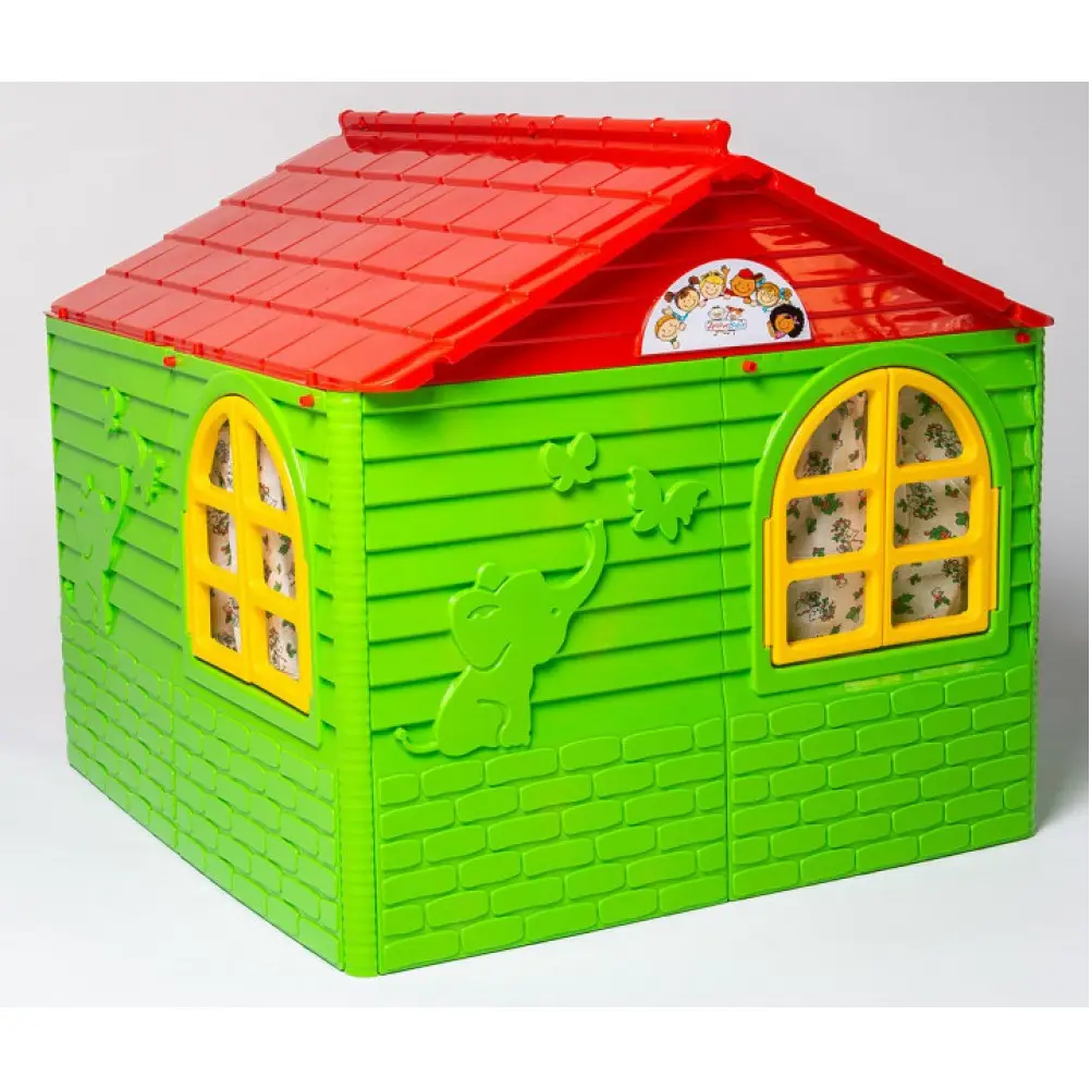 Домик для детей Gardentoys 129х129х220 см Зелено-красный (02550/3) - фото 6