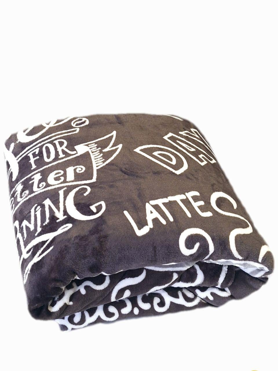 Плед-покрывало флисовый Colorful Home Coffe 200х220 см Coffe (942) Плед-покрывало флисовый Colorful Home Coffe 200х220 см Coffe (942)