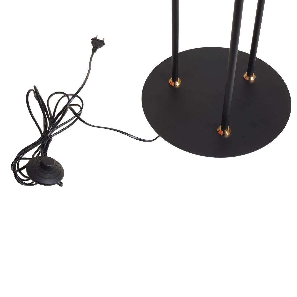 Торшер Brille BL-999F/3 15 W G/BK - фото 2