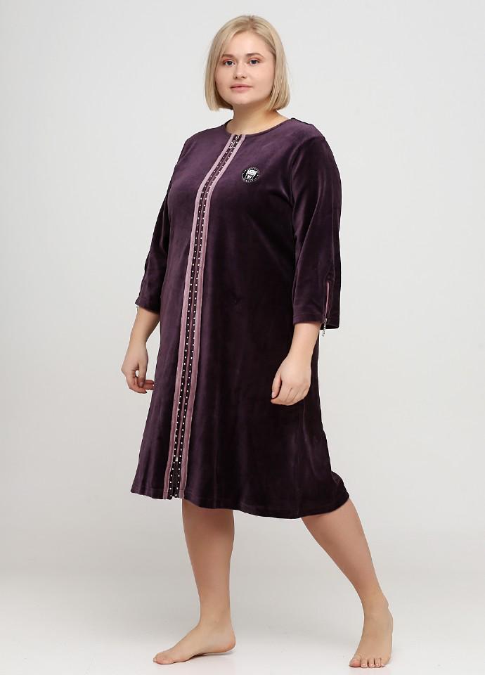Халат Wild Love 2XL Баклажановый (20970) Халат Wild Love 2XL Баклажановый (20970)