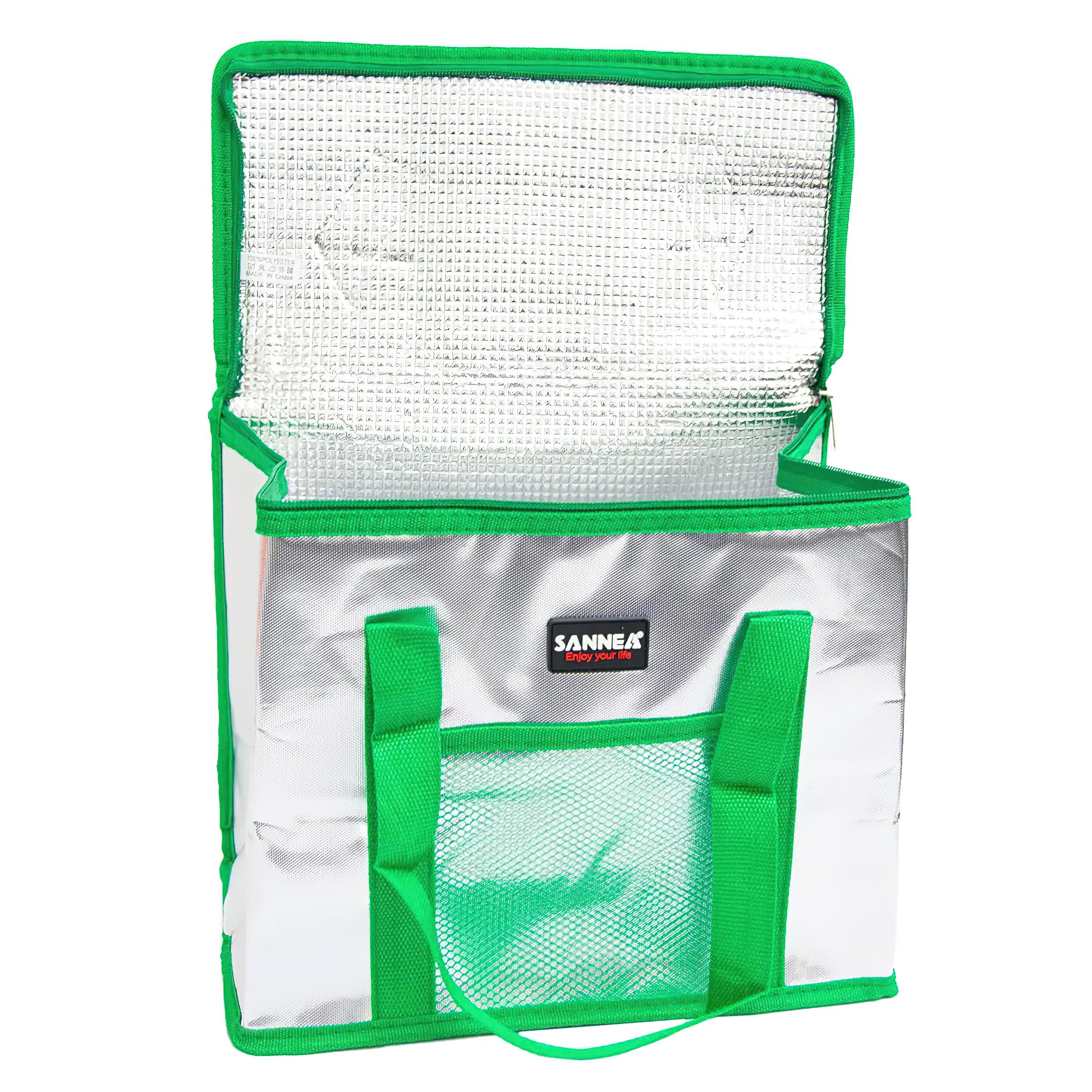 Переносна сумка-холодильник Sannea Cooler Bag 16 л Зелений (1002883-Green-1) - фото 2