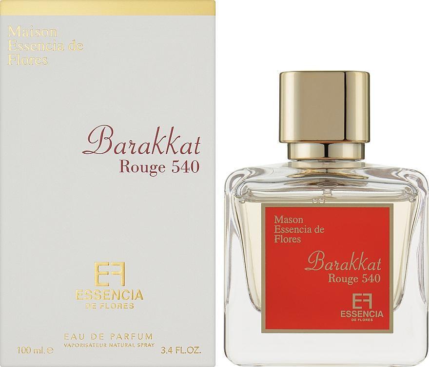 Парфюмированная вода унисекс Essencia De Flores Barakkat Rouge 540 100 мл (24724803)