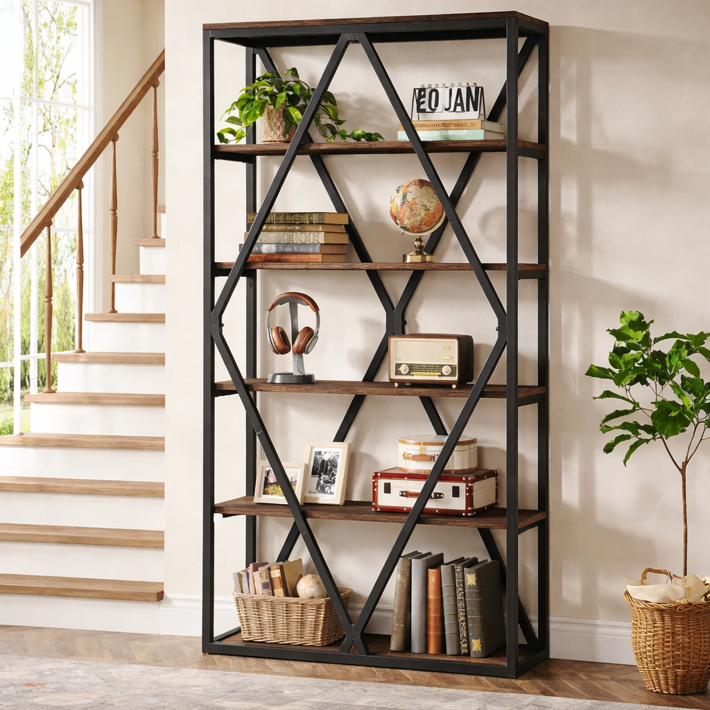 Стелаж Etagere 12 6-ярусний Дуб Родос (ST112)