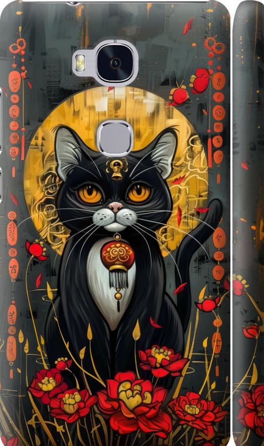 Чехол на Huawei Honor 5X China Cat (6134m-176-42517)