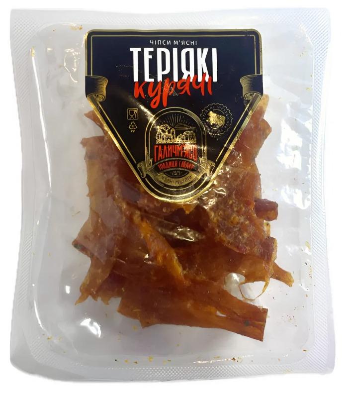 Мясные чипсы Галичм'ясо терияки куриные 50 г (29388799)