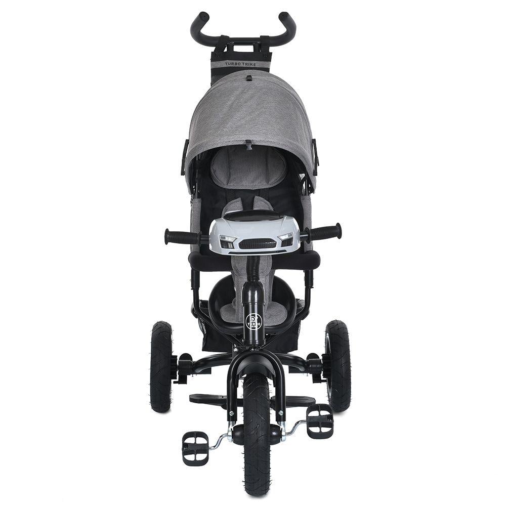 Дитячий велосипед триколісний Turbo Trike MT 1006 гумові колеса Сірий (723274572) - фото 2 Дитячий велосипед триколісний Turbo Trike MT 1006 гумові колеса Сірий (723274572) - фото 2