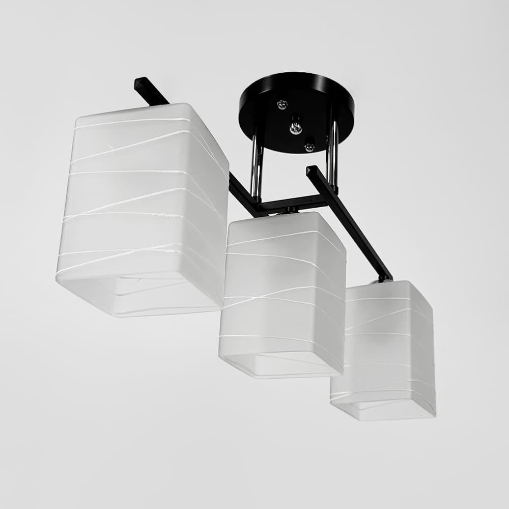 Люстра стельова Light House LNF-17533/3С BK Чорний
