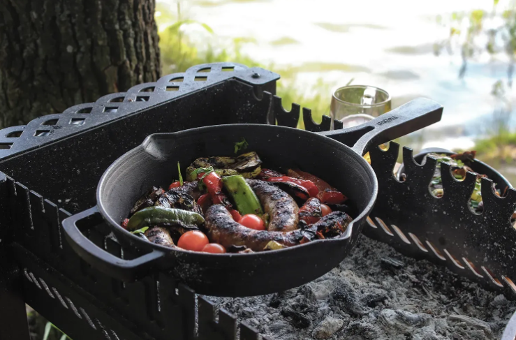 Сковорода-жаровня чавунна Brizoll monolith з литою ручкою 260х60 мм (M2660P) - фото 17 Сковорода-жаровня чавунна Brizoll monolith з литою ручкою 260х60 мм (M2660P) - фото 17