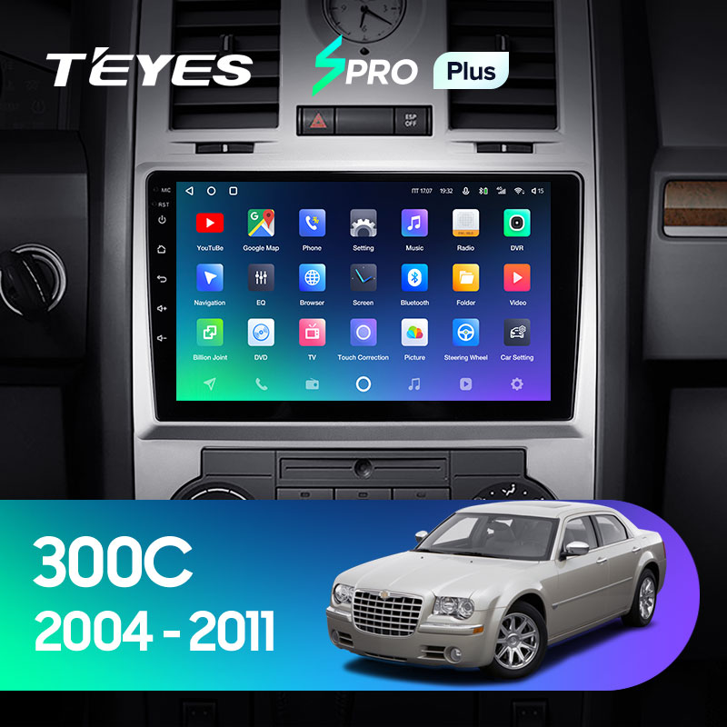 Автомагнитола штатная Teyes для Chrysler 300C 1 2004-2011 Android SPRO-PLUS 4+64G Wi-Fi/4G (1477114575) - фото 3