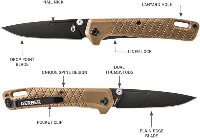 ᐉ Ніж кишеньковий Gerber Gear Zilch • Краща ціна в Києві, Україні