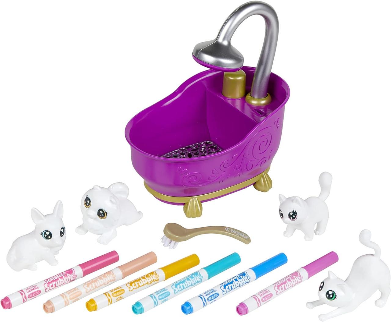 Набір для творчості Crayola Scribble Scrubbie pets tub set (2050408458) - фото 2 Набір для творчості Crayola Scribble Scrubbie pets tub set (2050408458) - фото 2