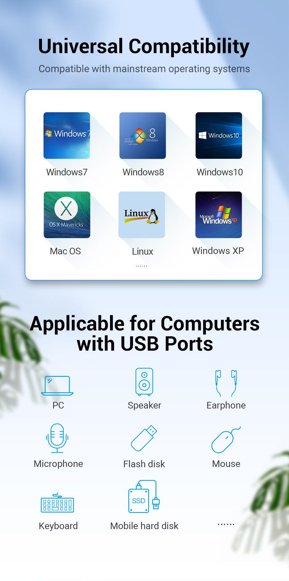 USB-хаб Vention зі звуковою картою USB-3x USB 3.0/2x 3,5 мм minijack/micro-USB додаткове живленя 5 Гбіт/с USB-A 1 м Чорний (CHIBF) - фото 11 USB-хаб Vention зі звуковою картою USB-3x USB 3.0/2x 3,5 мм minijack/micro-USB додаткове живленя 5 Гбіт/с USB-A 1 м Чорний (CHIBF) - фото 11