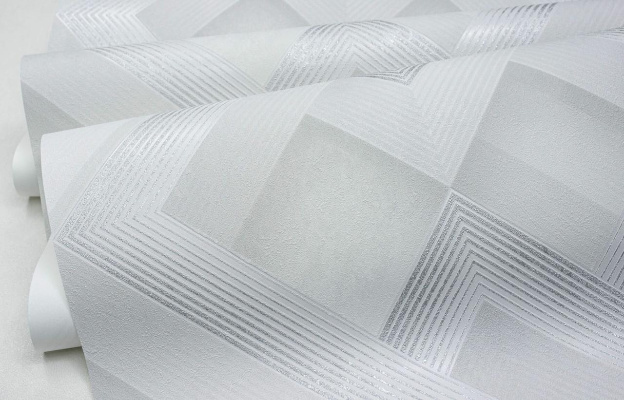 Обои флизелиновые SINTRA Omega 524527 Противень винил горячего тиснения 1,06х10,05 м Серый