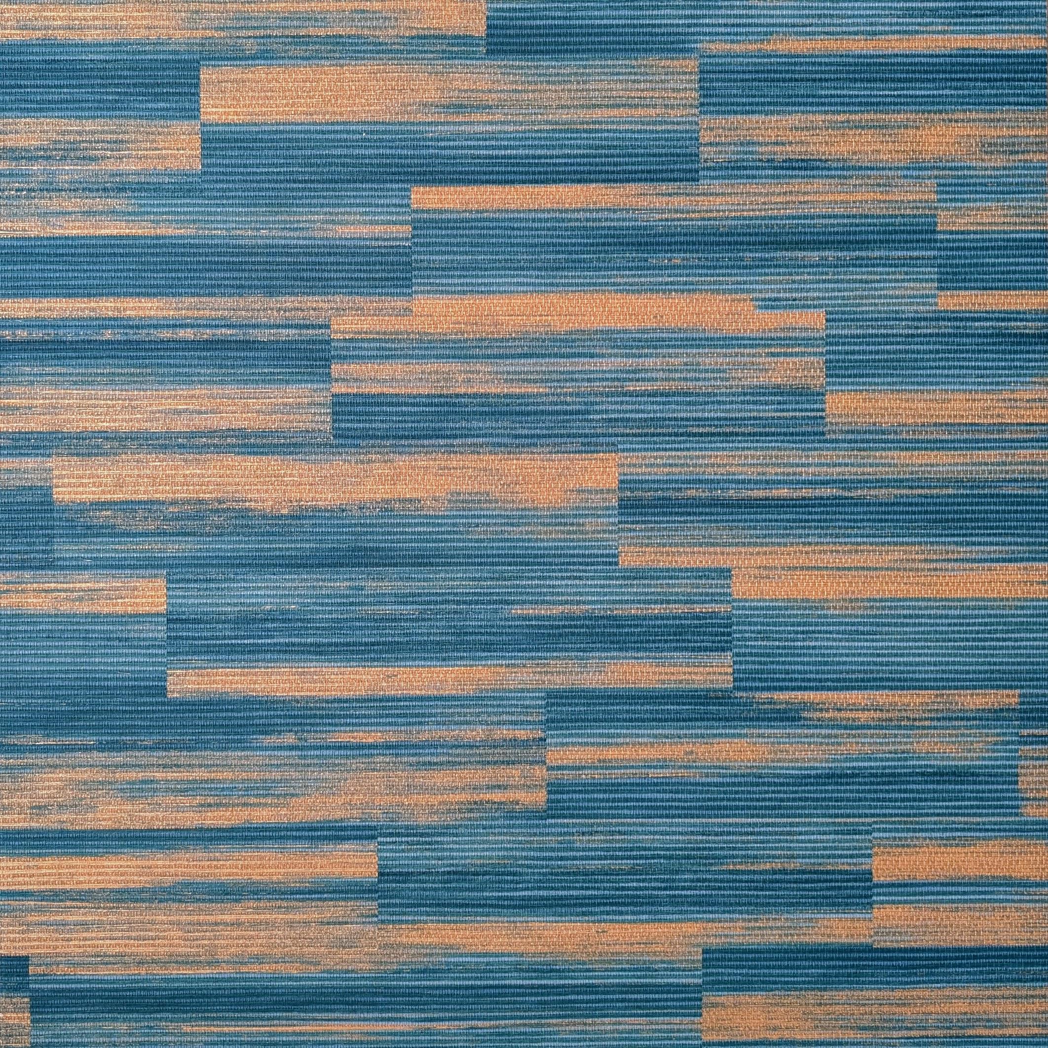 Обои виниловые на флизелиновой основе Grandeco Elementum EE1108 Полоса Синий