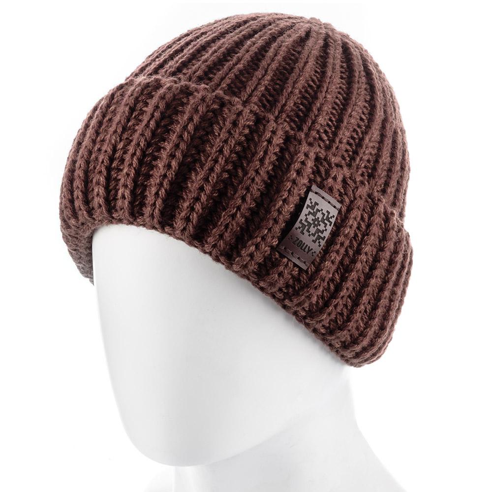 Шапка женская Zolly ZH234 на флисовой подкладке шерстяная L р. 57-58 Бронзовый (117683)