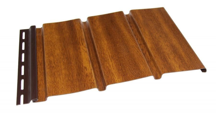 Софит Budmat без перфорации 3х0,3 м 0,9 кв.м. Дуб золотой