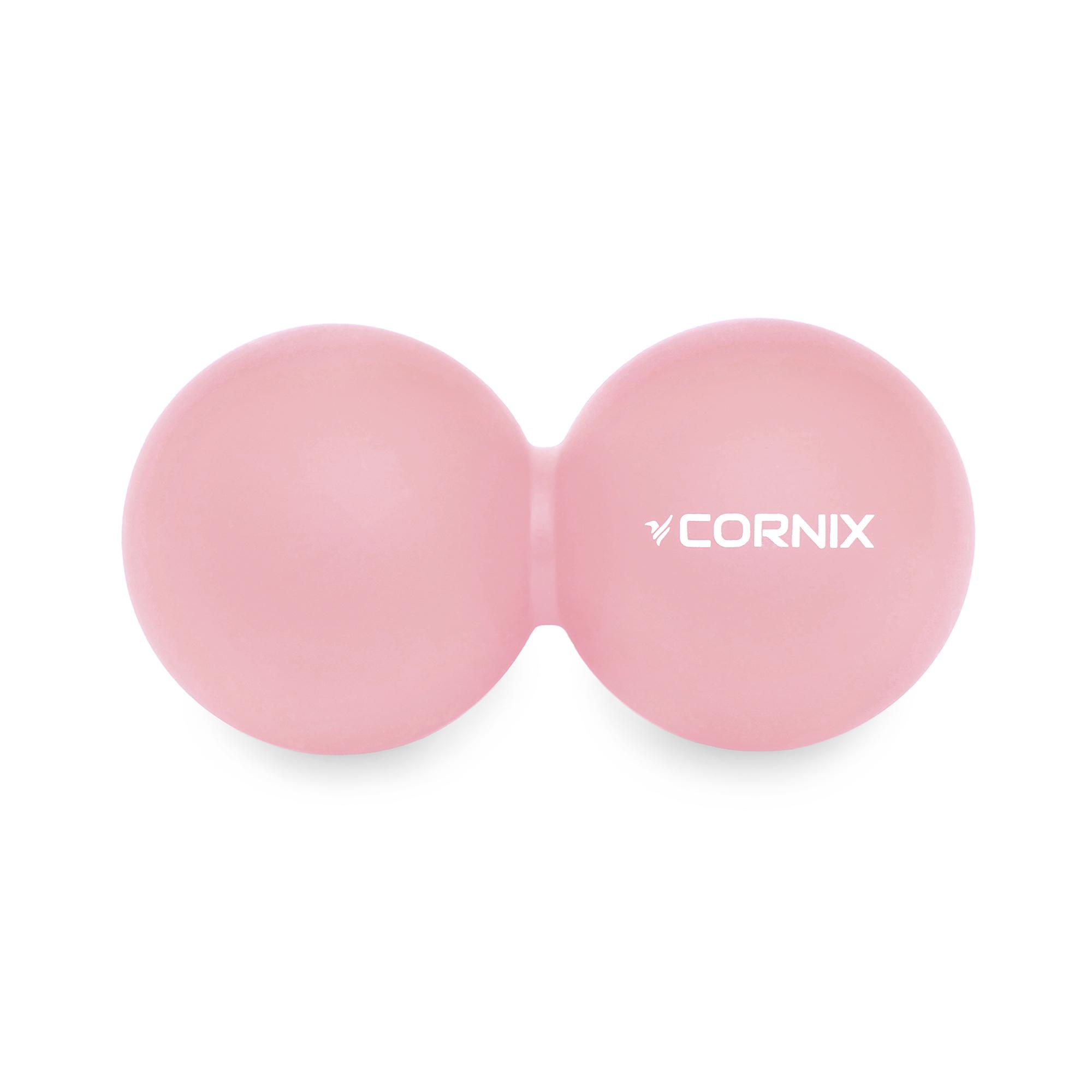 Массажный мяч Cornix Lacrosse DuoBall XR-0116 6,3x12,6 см Pink (25802307)