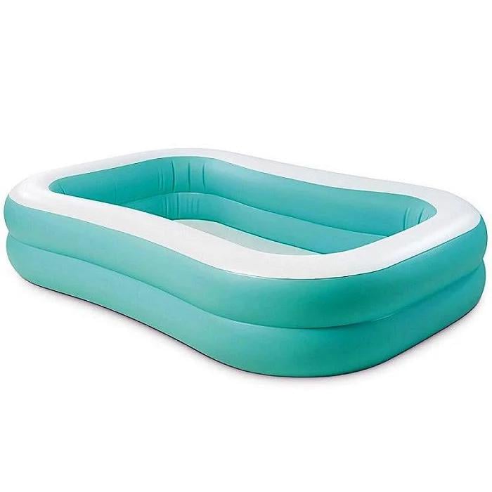 Бассейн надувной семейный Intex прямоугольный 229х147х46 см (31920524)