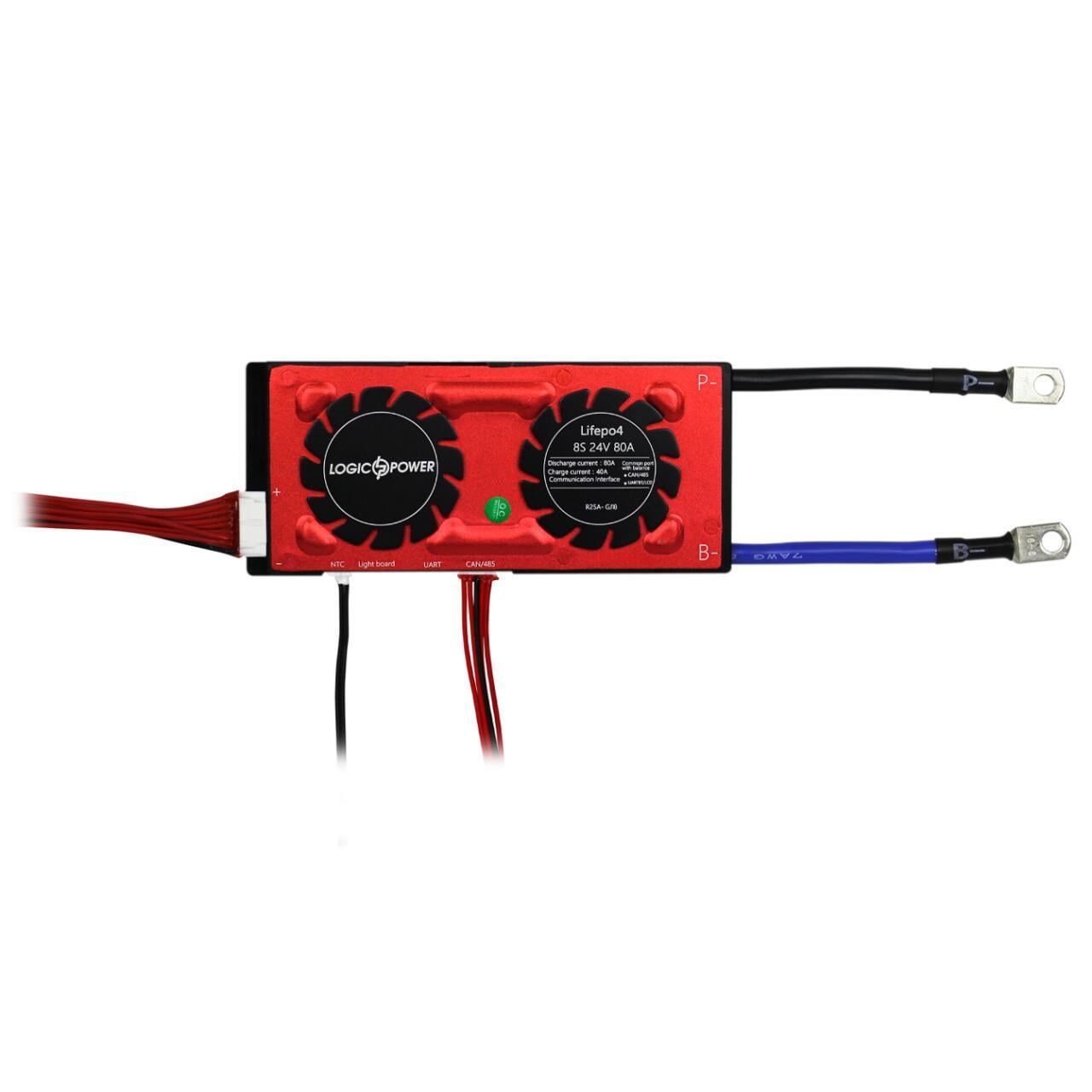 Плата BMS Smart LP LiFePO4 24V 8S Dis 80A Ch 40A UART/RS485/CAN (3098521960)