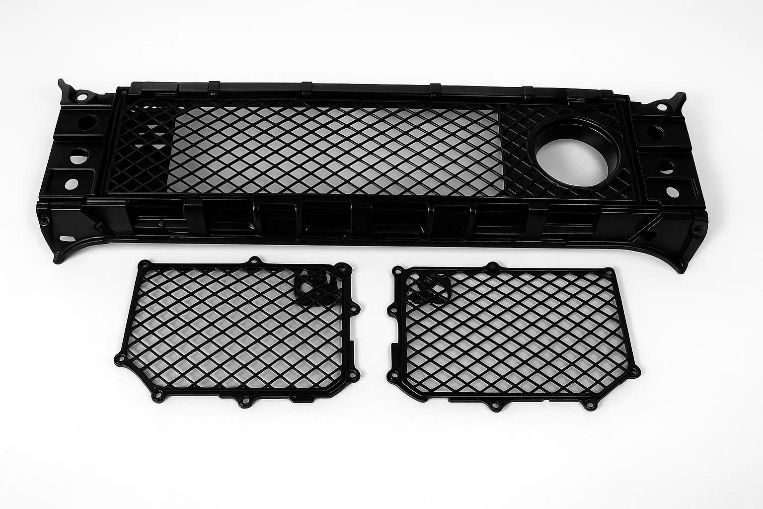 Комплект решеток в бампер AMG GBT для Mercedes G сlass W463 1990-2018гг. Черный (153434)