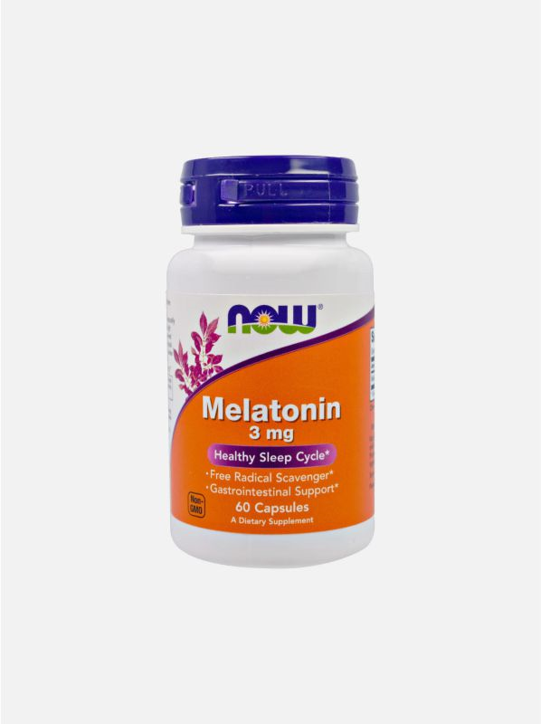 Мелатонин Now Melatonin 3 mg 60 vcaps