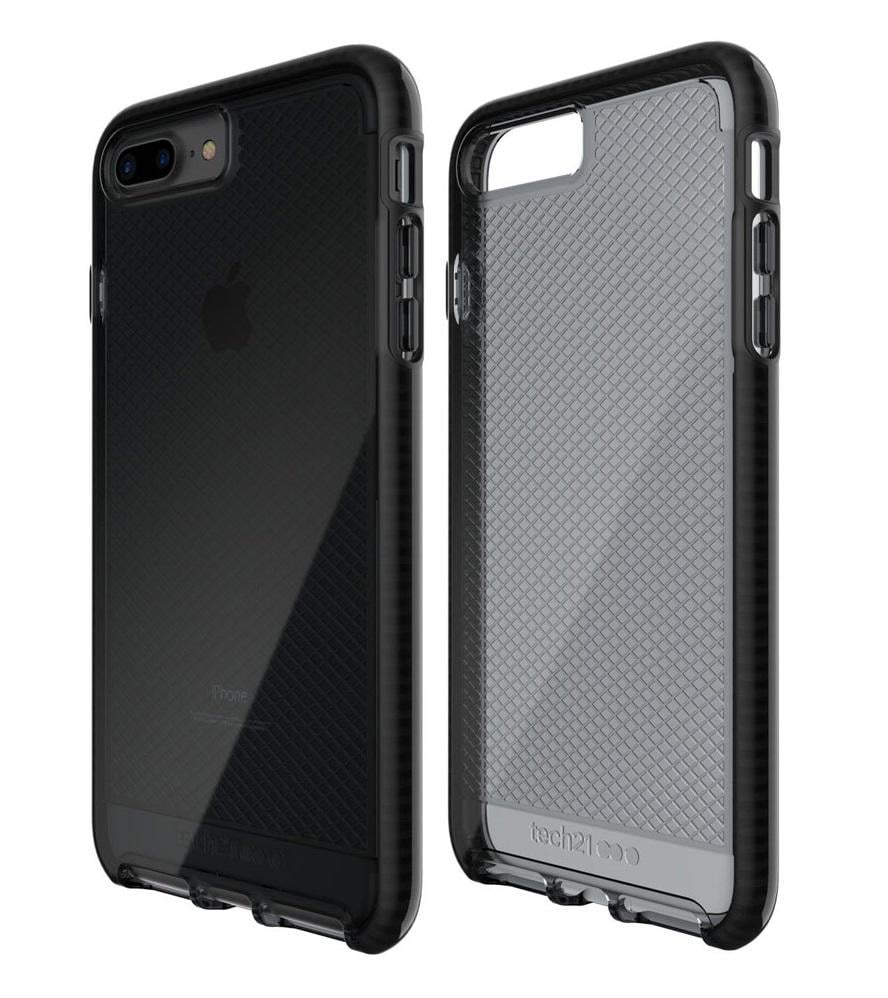 Противоударный чехол Tech21 Evo Check для Iphone 6 Plus /6S Plus /7 Plus /8 Plus Smoke Black - фото 5