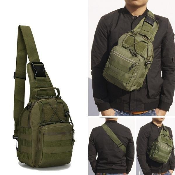 Рюкзак штурмовий Armour Tactical М4 Oxford 600D з однією лямкою 20 л Олива - фото 2