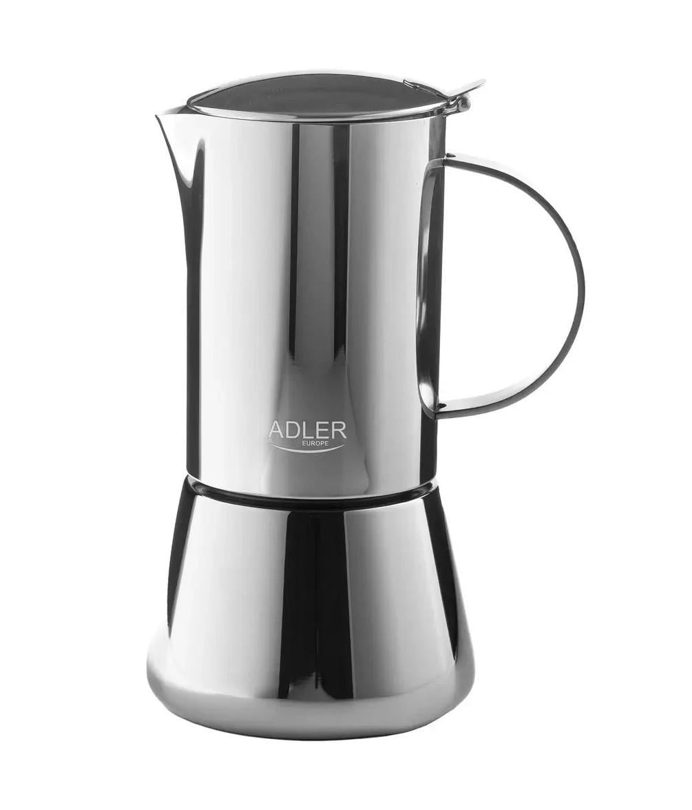 Кофеварка гейзерная Adler AD 4417 для любых плит в том числе индукционных 620 мл (2880594121) Кофеварка гейзерная Adler AD 4417 для любых плит в том числе индукционных 620 мл (2880594121)