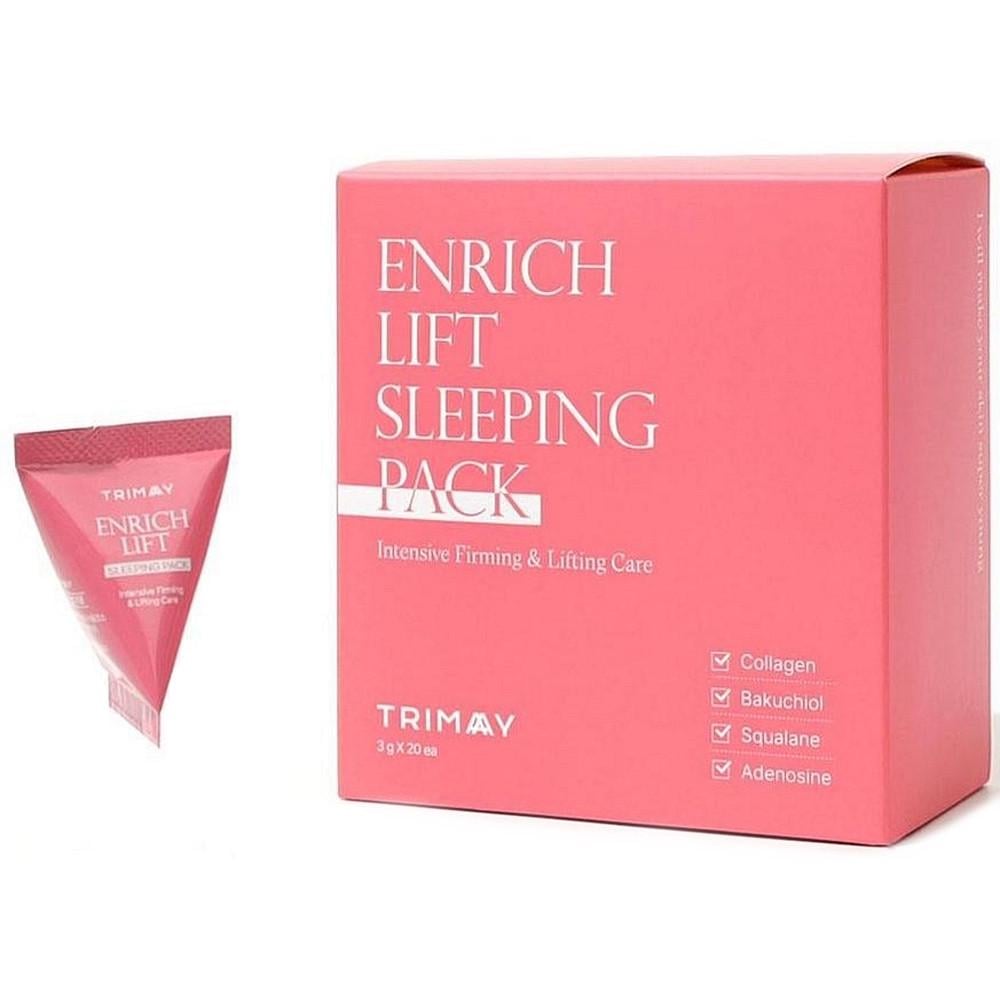 Маска для підвищення еластичності шкіри Trimay Enrich-lift Sleeping Pack 20 шт. 3 мл (1417332639) Маска для підвищення еластичності шкіри Trimay Enrich-lift Sleeping Pack 20 шт. 3 мл (1417332639)