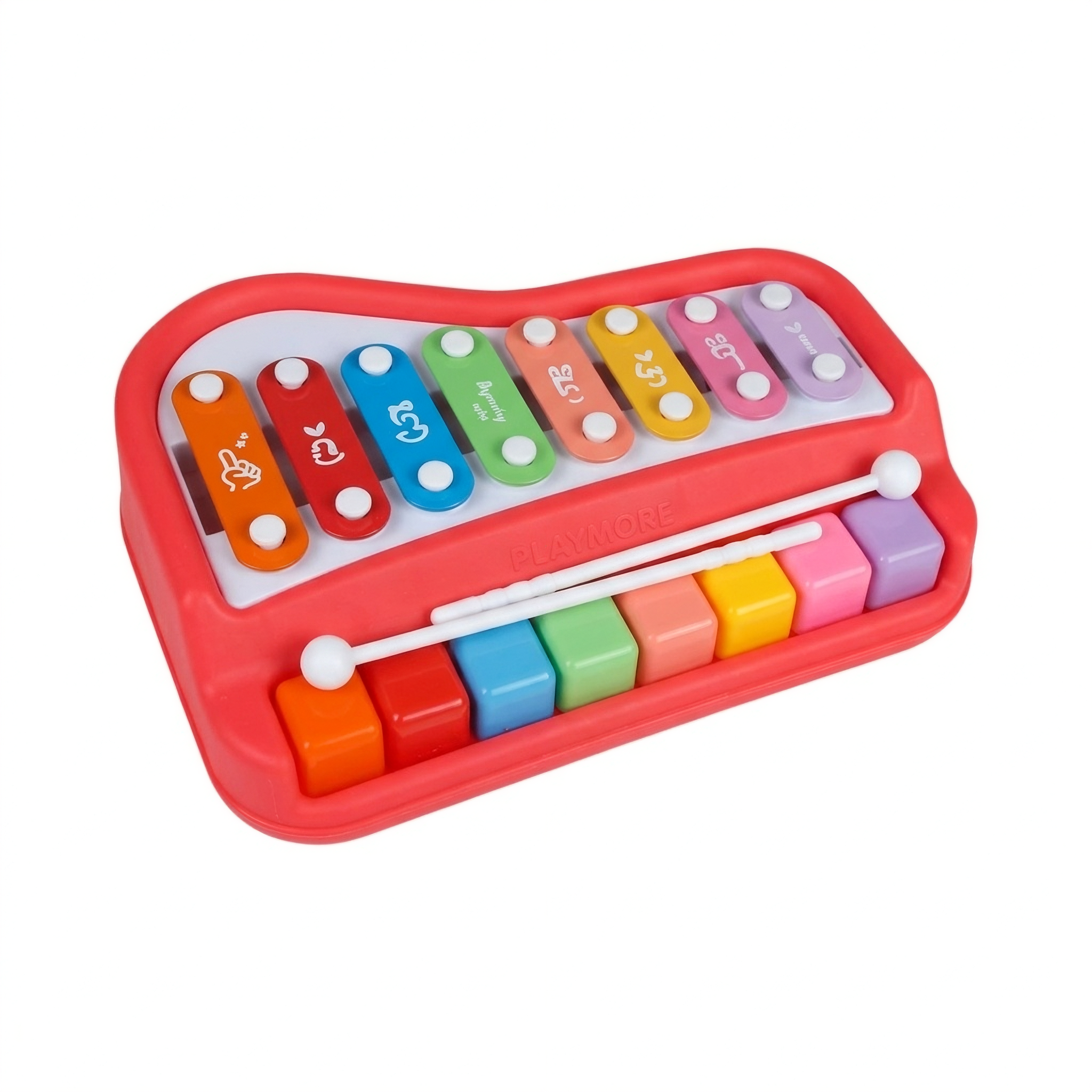 Ксилофон-піаніно 682-8-1 Червоний