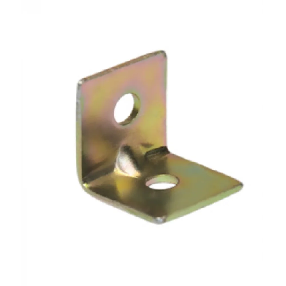 Кутник ХЗШП кріпильний оцинкований монтажний 15х15х16 мм (UK0738) Кутник ХЗШП кріпильний оцинкований монтажний 15х15х16 мм (UK0738)