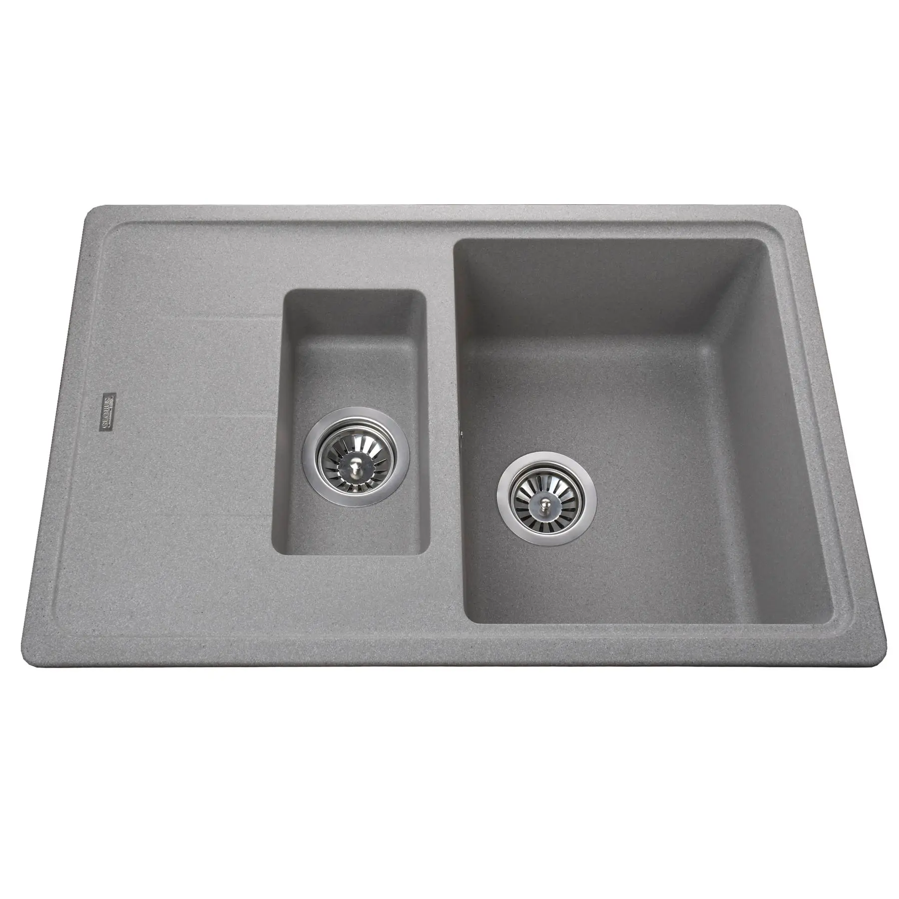 Мойка для кухни гранитная Globus Lux IZEO А0005 780x500 мм Серый камень (GSR-000010665)