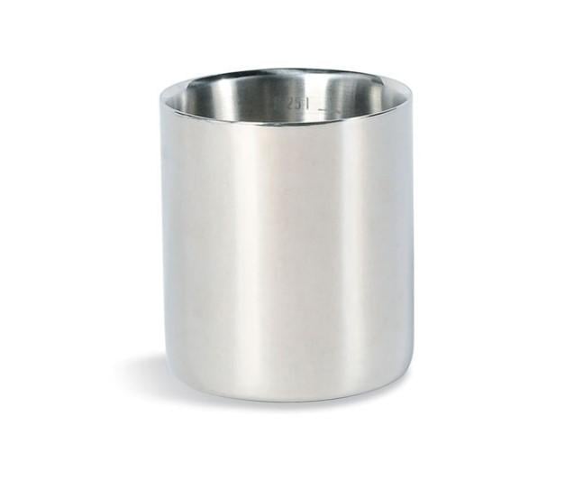 Термокружка с крышкой Tatonka Thermo Mug 250 мл Silver/Black (30076) - фото 1