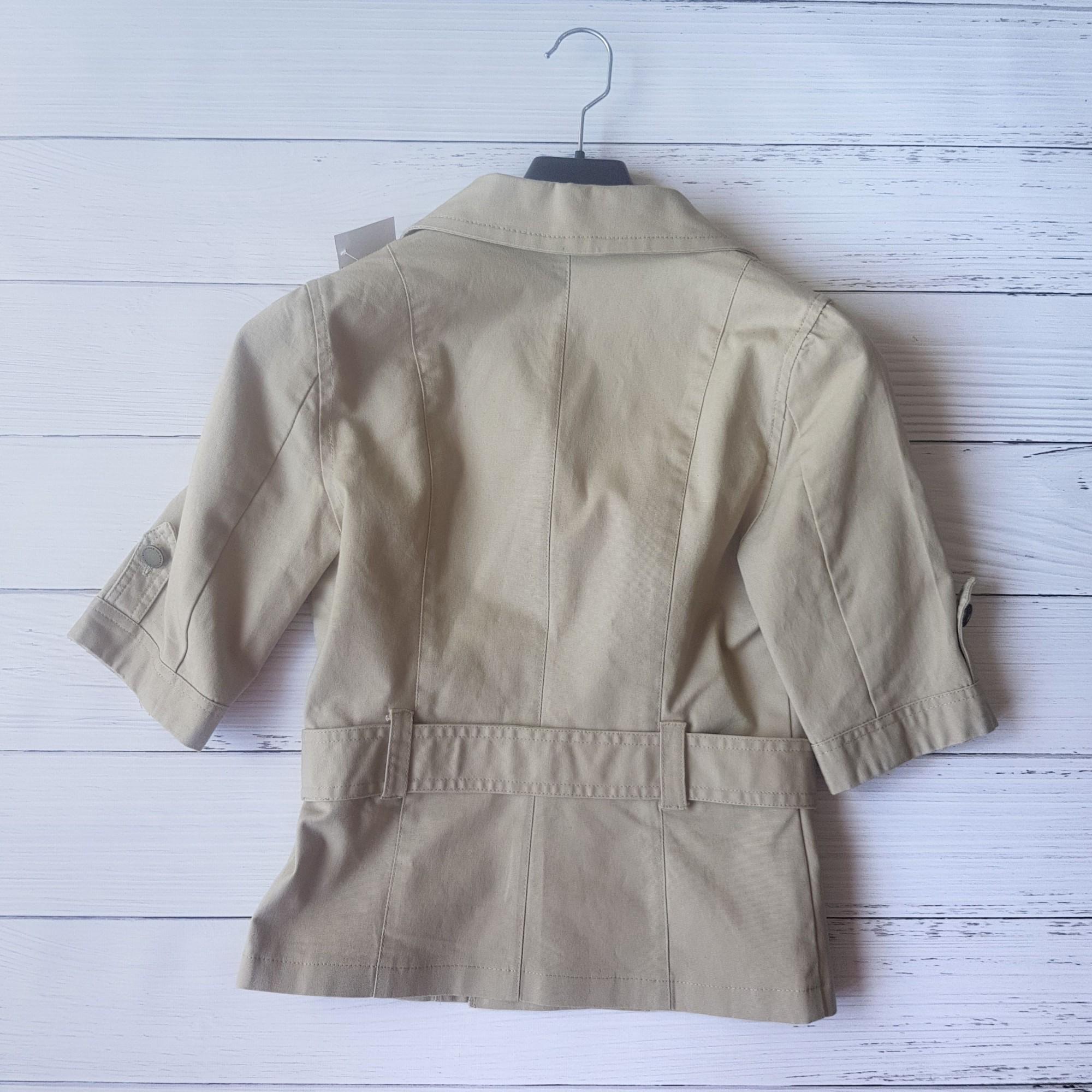 Пиджак на пуговицах G&N 8434 S Бежевый (42) - фото 7