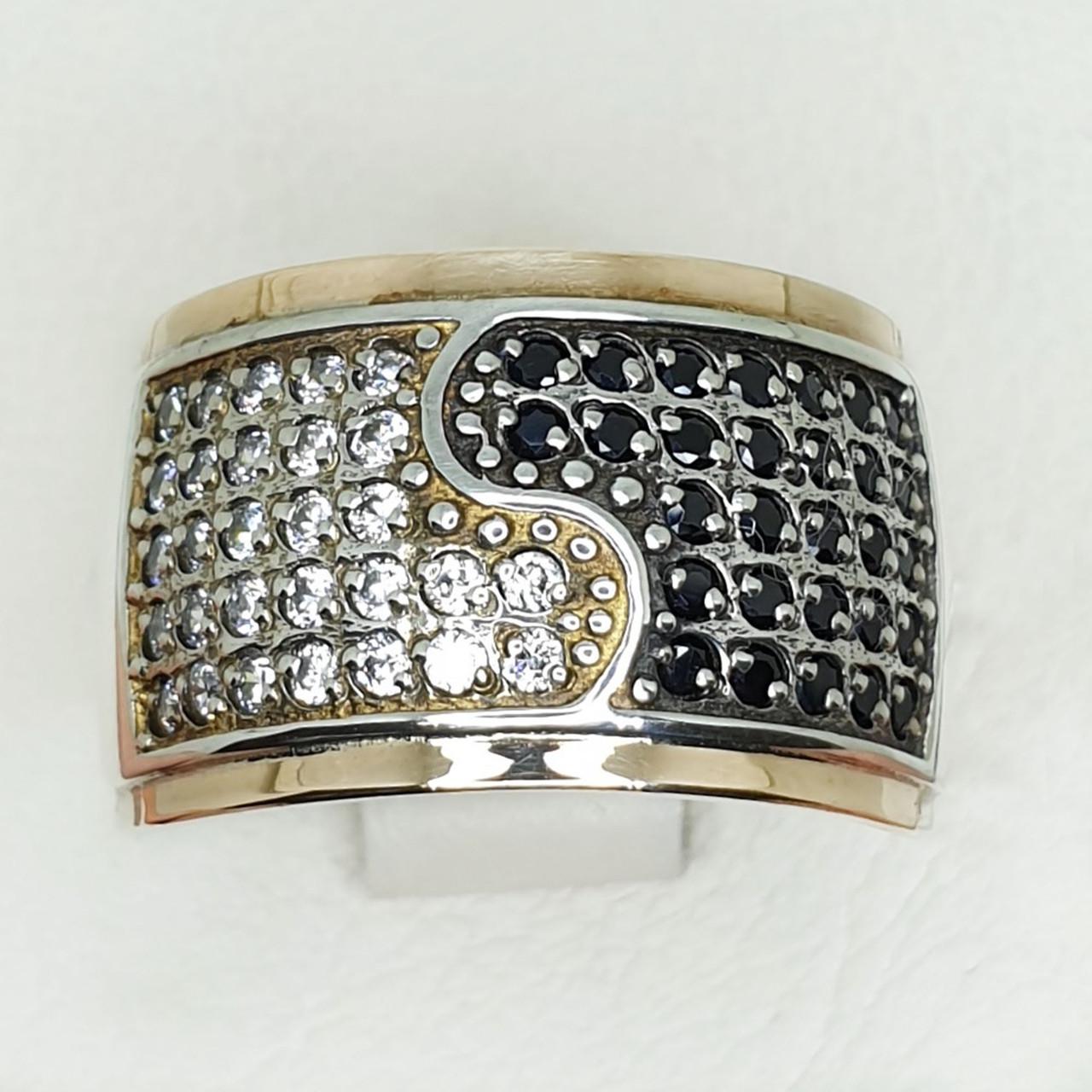 Кольцо серебряное с кубическим цирконием р. 20 6,59 г (1413187945)