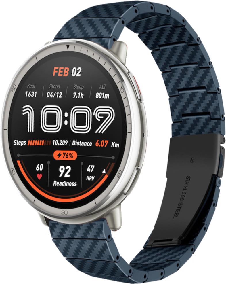 Ремінець Armrok для Amazfit Active 2 Round Blue (42113-28)