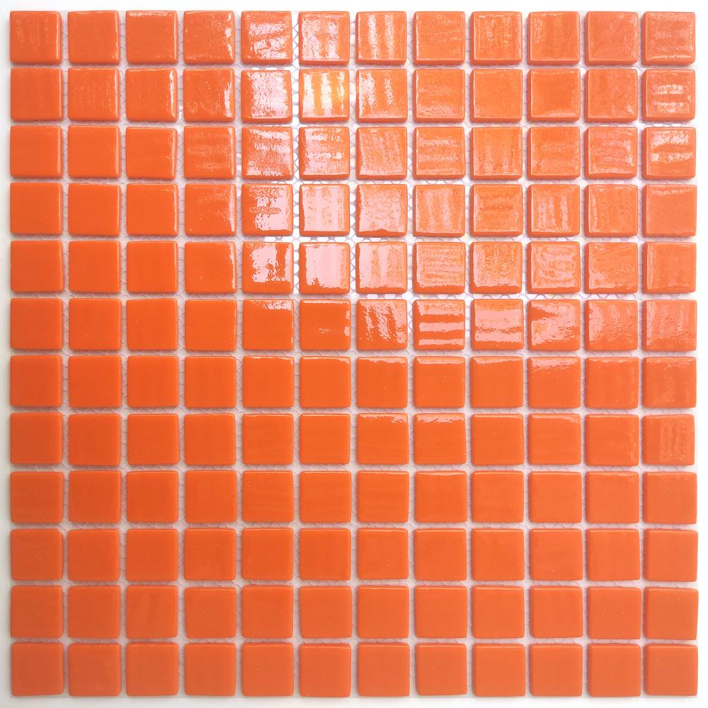 Мозаика стеклянная АкваМо MK25124 Orange (004477)