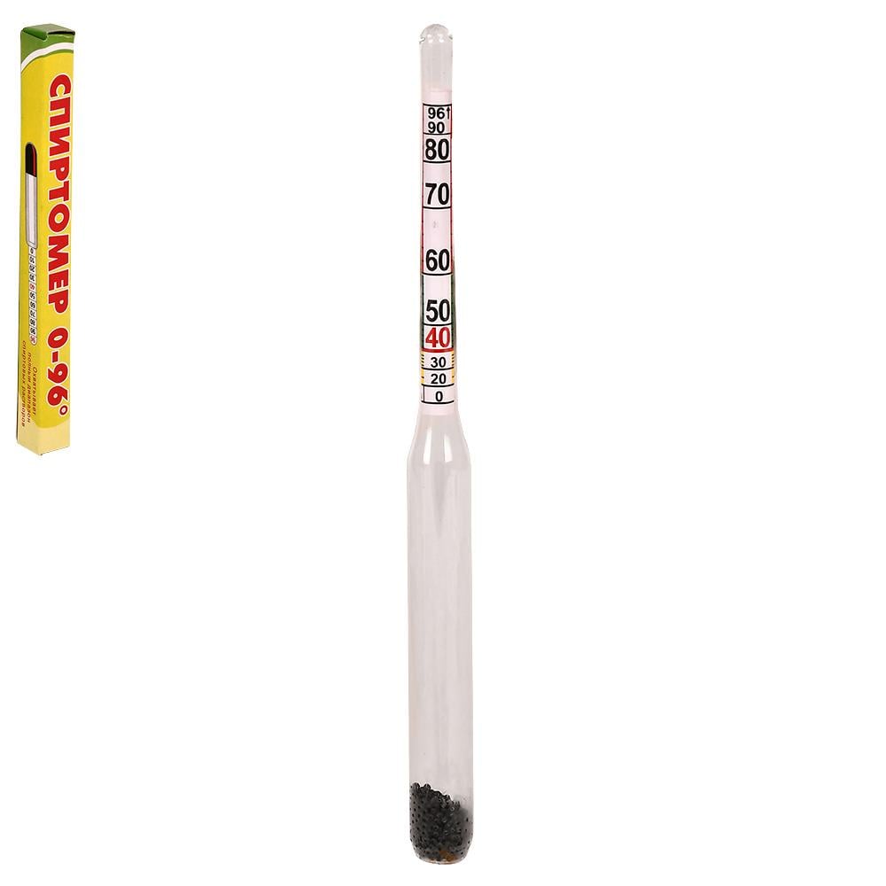 Спиртометр бытовой 0-96° 14см WL-2093