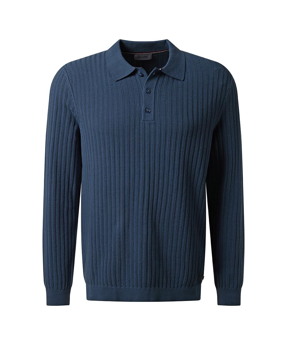 Поло чоловіче з візерунком XL Темно-синій (C5 51414.5105.6325-XL)