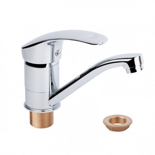 Кухонный смеситель однорычажный Q-tap Mars QTMARSCRM003M Хром (48052)
