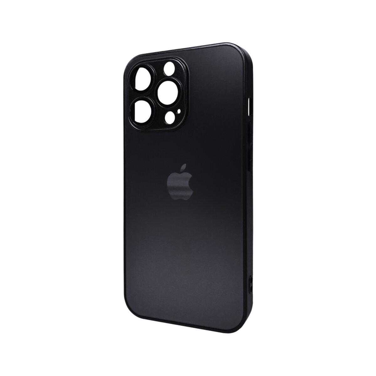 Противоударный чехол для Apple iPhone 12 Pro Max AG Glass Matt Frame Color / Graphite Black
