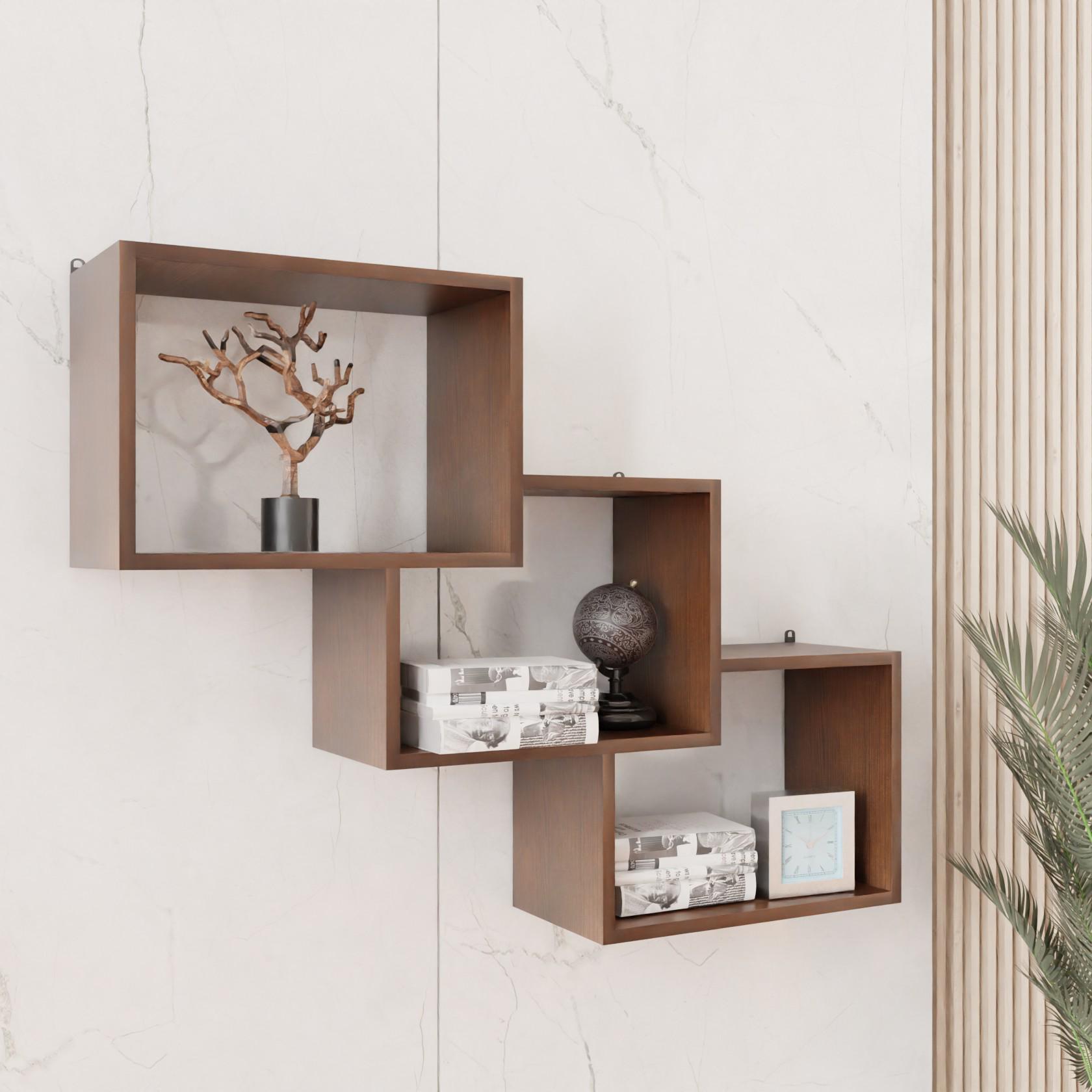 Навісна полиця для книг Лондон 1120х850х250 мм Венге - фото 4 Навісна полиця для книг Лондон 1120х850х250 мм Венге - фото 4