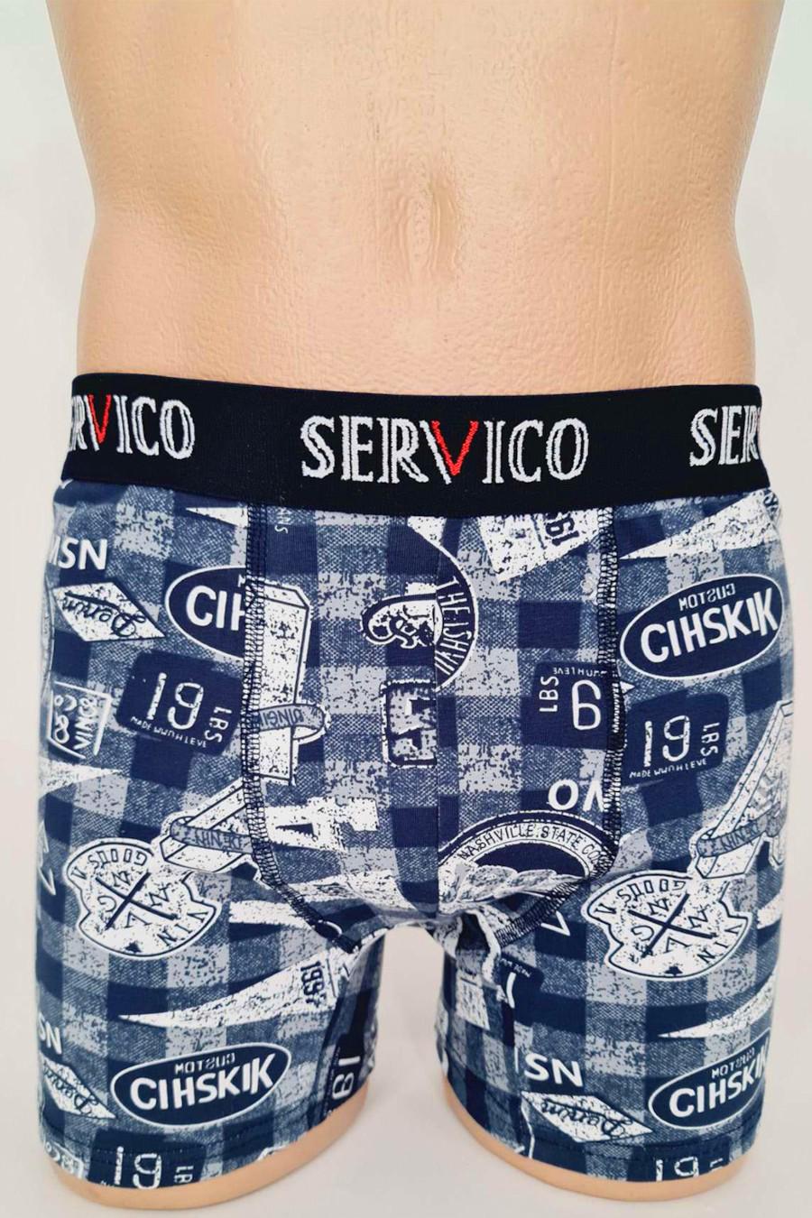 Трусы боксеры Servico р. 50/L Сине-серый (71147)