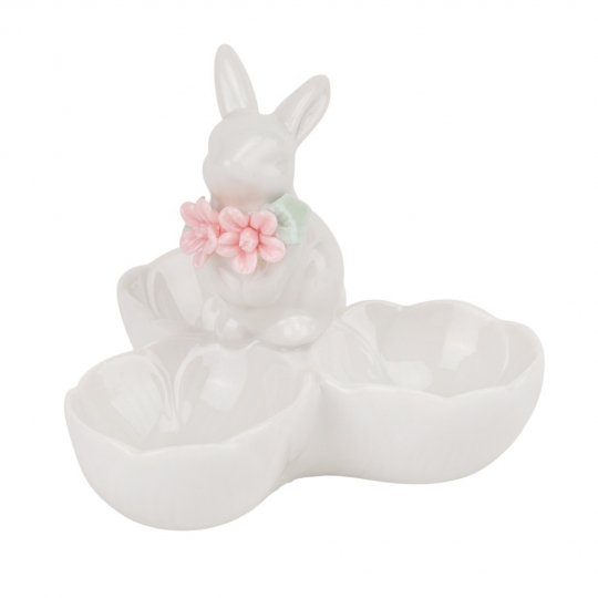 Подставка для 3 яиц Кролик 10 см Белый (5009-002) - фото 2 Подставка для 3 яиц Кролик 10 см Белый (5009-002) - фото 2