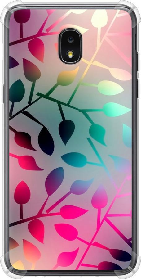 Чехол на Samsung Galaxy J7 2018 Листья (2235sp-1502-42517)