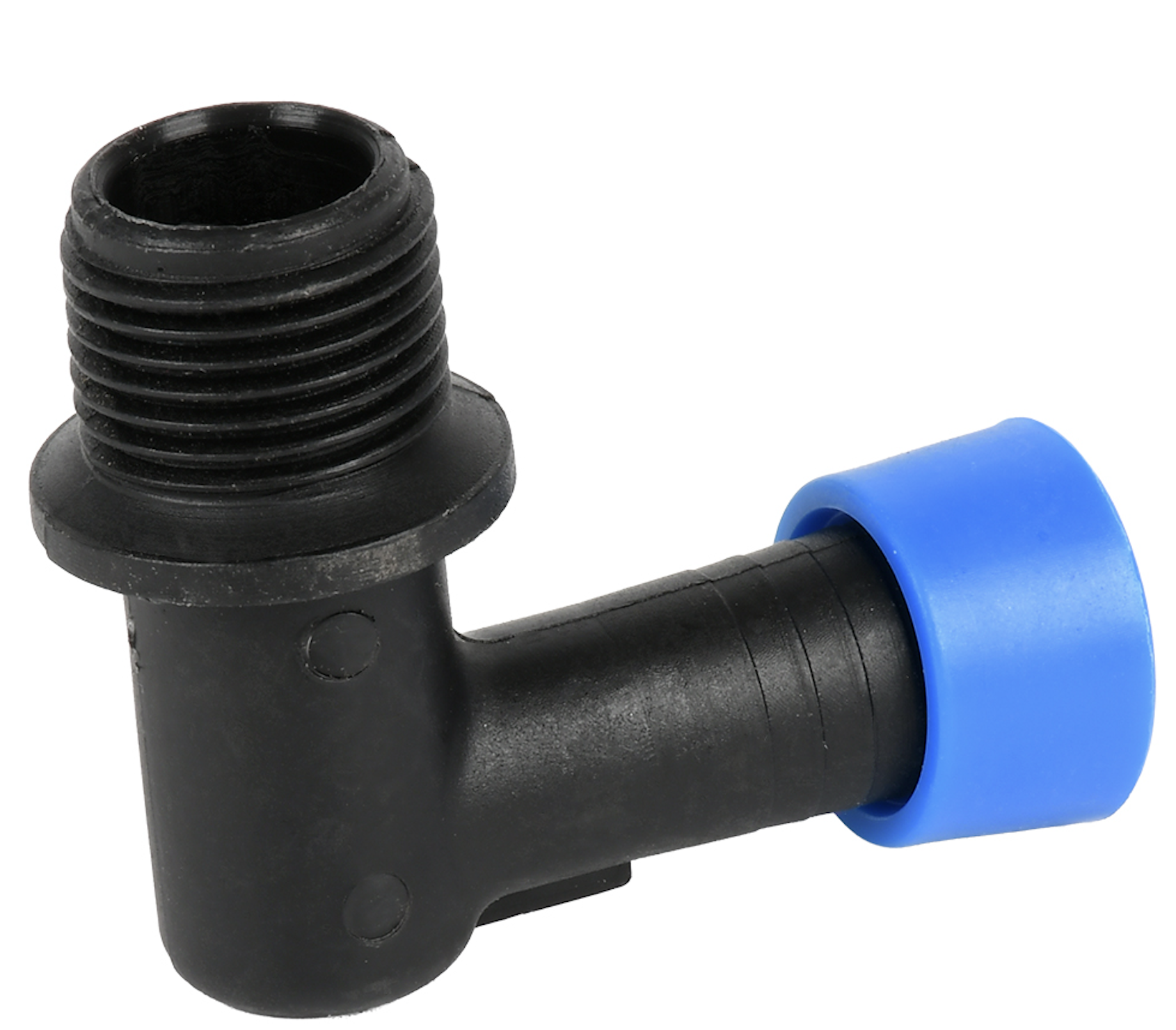 Угловой стартер для капельной ленты с резьбой 3/4" d32 мм (PP R41902)