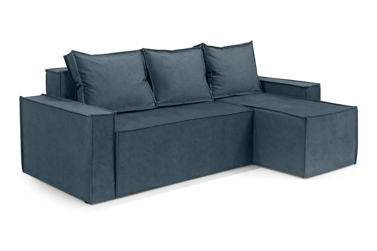 Диван угловой Честер 240х150 см Сине-серый (28118903)